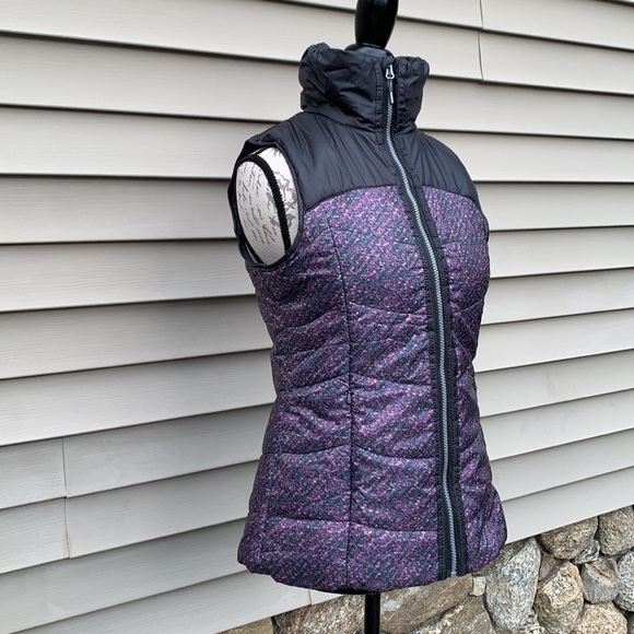 Mondetta Mix Up Charcoal/Tweed Print Puffer Vest - Picture 2 of 16